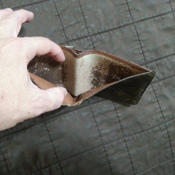 Vintage LV Louis Vuitton Wallet Monogram Bifold Men's Unisex Women's - Picture 6 of 16